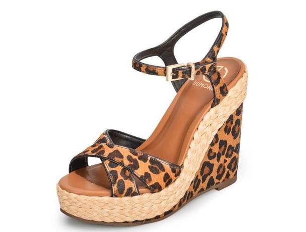 Sandália Anabela Dumond Onça Pintada - Outros Moda e Acessórios - Magazine  Luiza