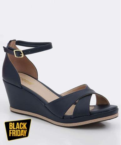 sandalia anabela cromic