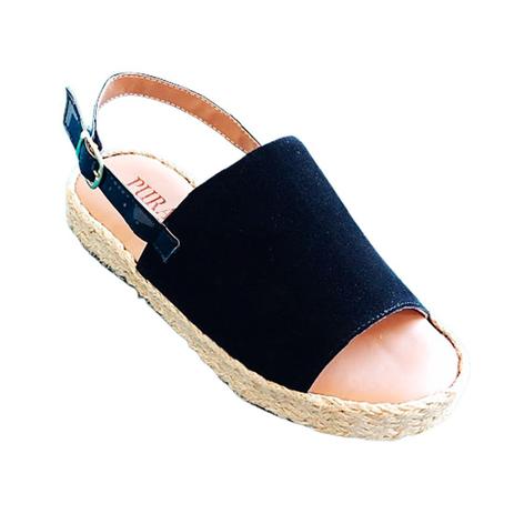 Sandália anabela flatform preta - R$ 89.00, cor Preto #36698, compre agora  | Shafa