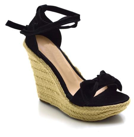 sandalia anabela da moda