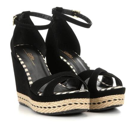 sandalia anabela griffe