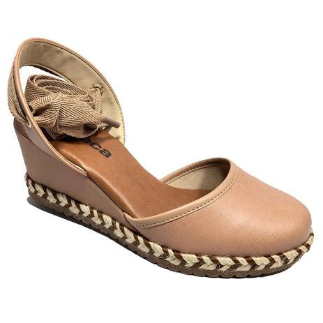 sandália moleca de amarrar