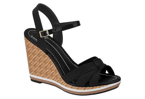 Sandália Anabela Moleca Plataforma Alta Meia Pata 5411927 - Outros Moda e  Acessórios - Magazine Luiza
