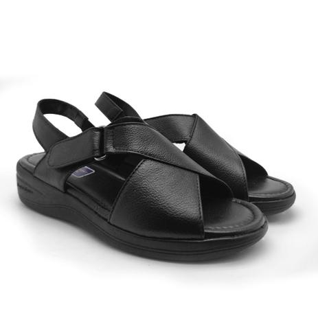 sandalia anabela ortopedica