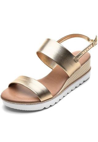 Sandalia Anabela Salto Medio Beira Rio Dourado - 8325206 - Outros Moda e  Acessórios - Magazine Luiza