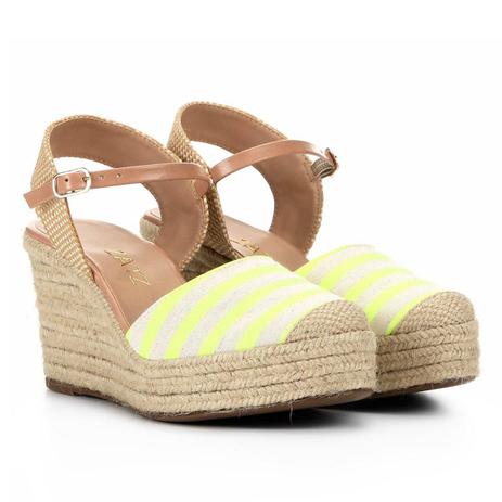 sandalia anabela zatz