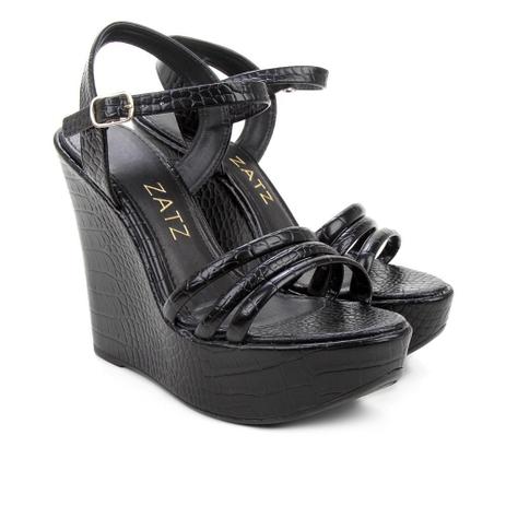 sandalia anabela zatz