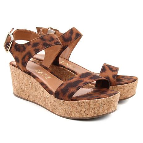 sandalia anabela zatz