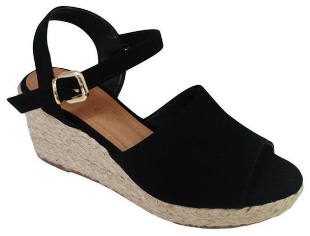 sandalia anabela 3 cm