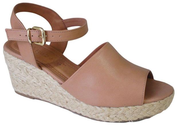 sandalia anabela 5 cm