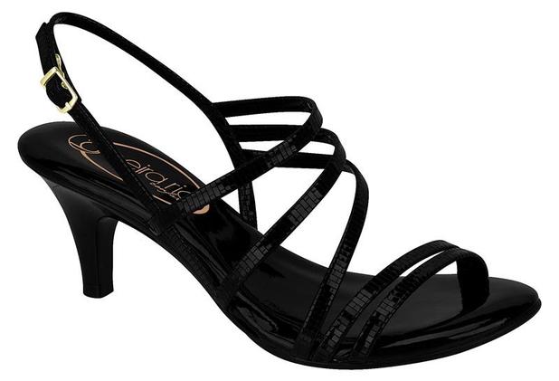 sandalia salto fino baixo beira rio