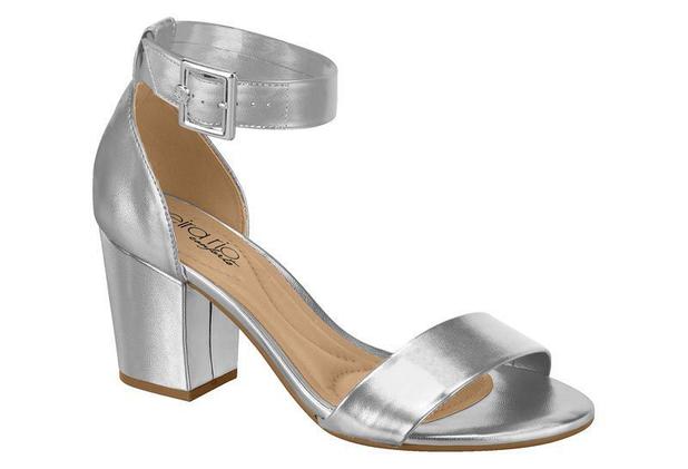 sandália salto grosso beira rio verniz