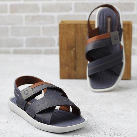 Sandalia Cartago Grendene Cinza/Azul/Marrom Masculino 11612-Mali Xii - Sandália  Masculina - Magazine Luiza