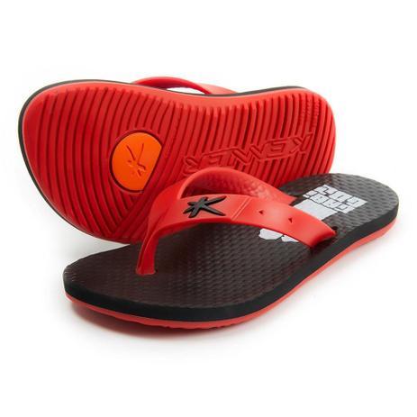 Sandália Chinelo Infantil Kenner Summer Gabigol Vermelha e Preta HOL-01 -  Calçados Masculinos - Magazine Luiza