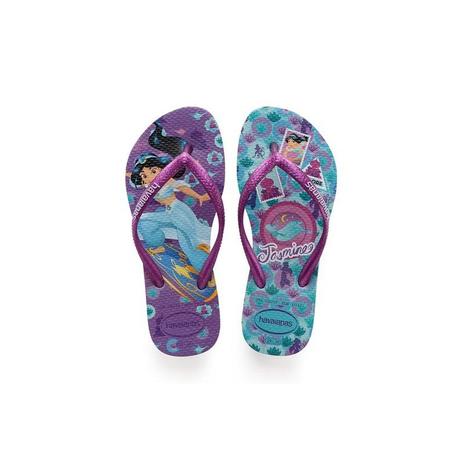 Sandalia chinelo kids slim princess - havaianas - lavanda Menor preço em Sandalia chinelo kids slim princess - havaianas - lavanda