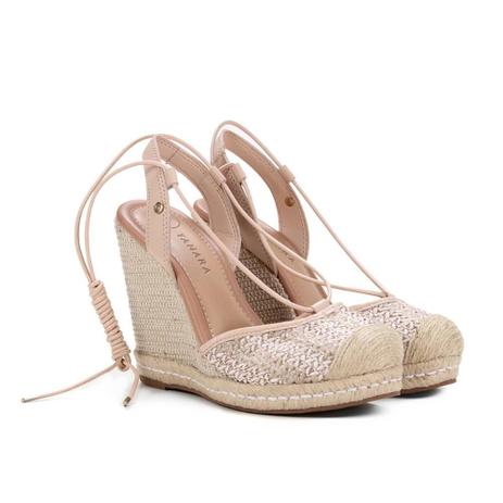 Sandália Couro Anabela Tanara Espadrille Feminina - Sandália Feminina -  Magazine Luiza
