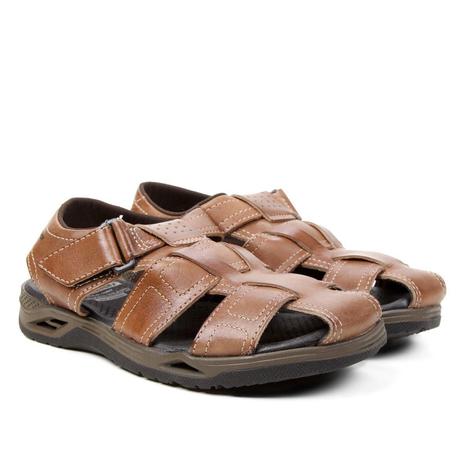 sandália masculina couro west coast