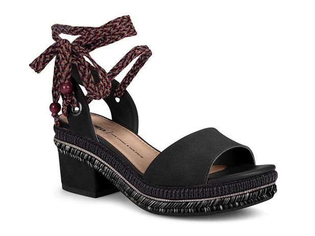 sandalia flatform salto baixo