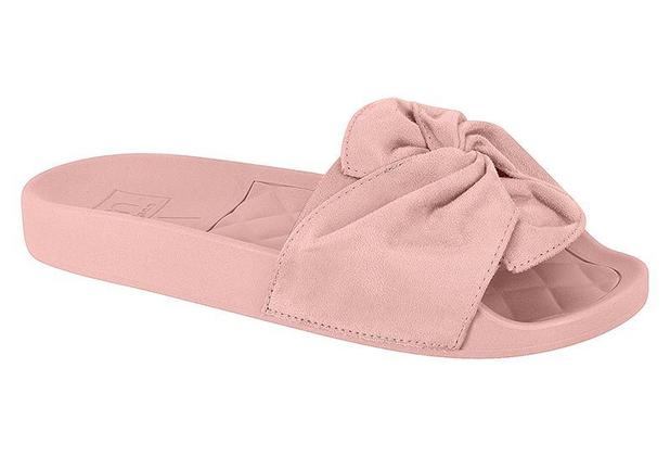 Sandalia De Dedo Slide Chinelo Feminino Plataforma Nó Laço Moleca  Confortavel Camurça - 5414.144 - Sandália Feminina - Magazine Luiza