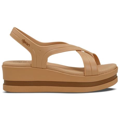 sandalia flatform azaleia