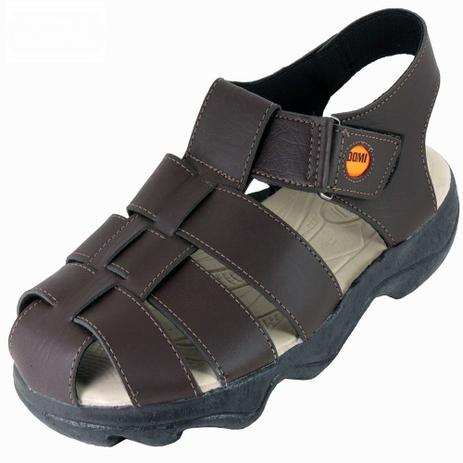 Sandália Domi Masculina 127 Fechada Marrom - Sandália Masculina - Magazine  Luiza