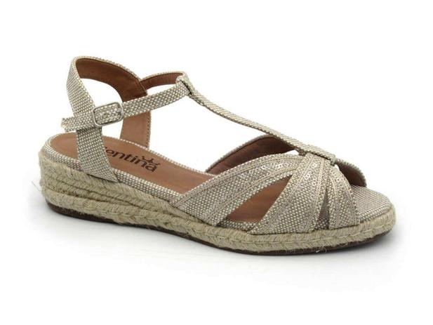 sandália espadrille anabela