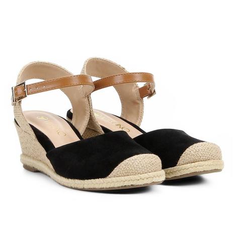 sandalias espadrille anabela