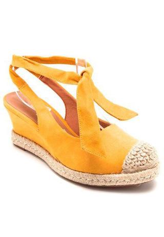 sandalia espadrille de amarrar