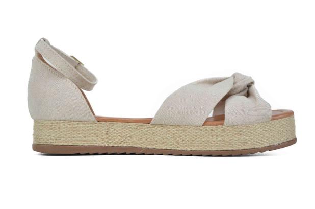 Sandalia Fem. Sua Cia Linho Monaco Natural 8126.12516T - Sandália Feminina  - Magazine Luiza