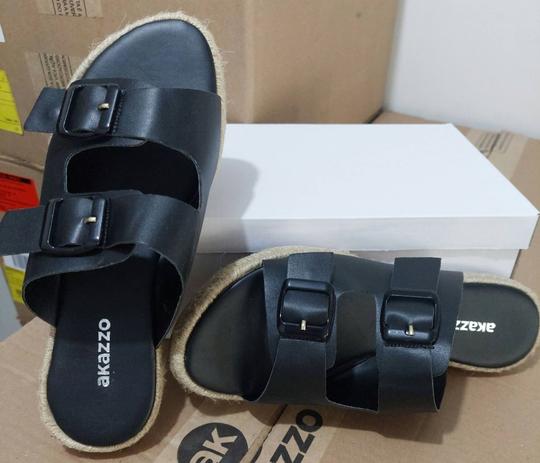 Sandália Feminina Akazzo - Outros Moda e Acessórios - Magazine Luiza