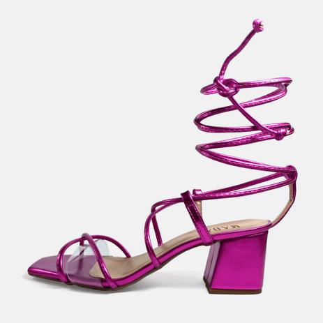 Sandalia Feminina Amaração Com Tiras Finas rosa pink - 50025 - Madár - Sandália  Feminina - Magazine Luiza