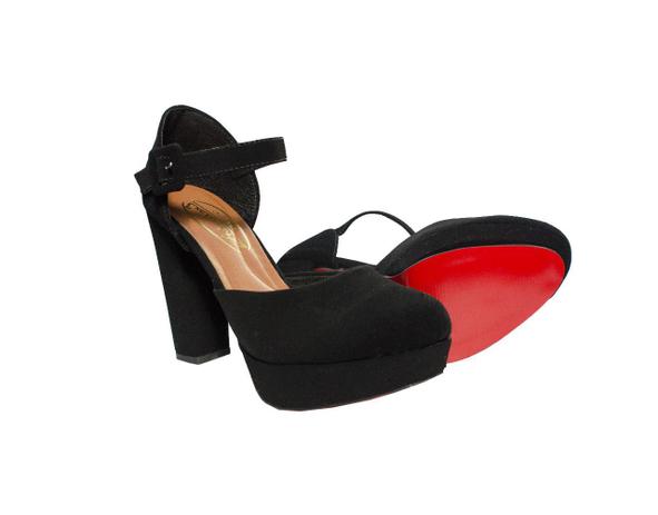sandalia scarpin meia pata