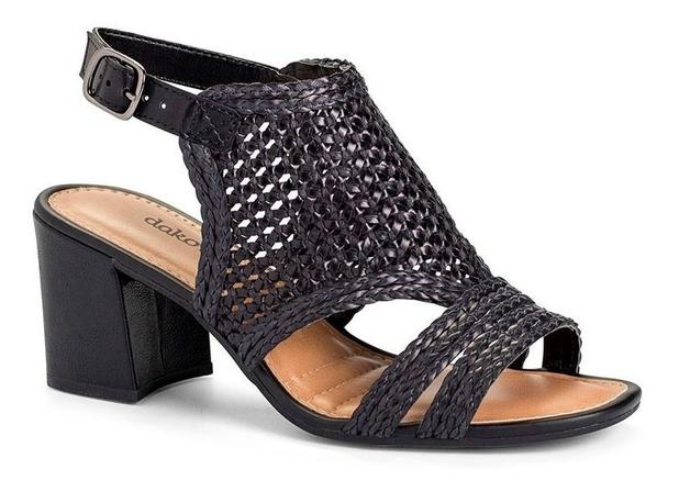 Sandália Feminina Dakota Salto Médio Tranca Z5442 - Sandália Feminina -  Magazine Luiza
