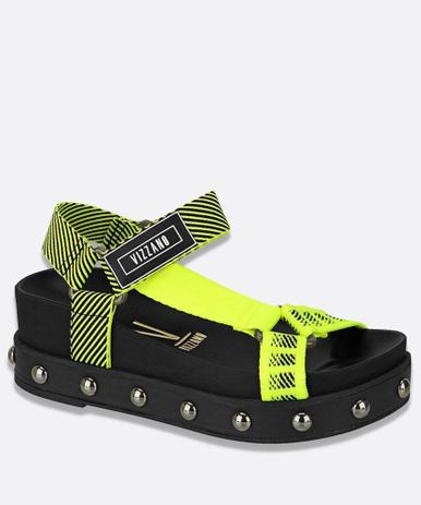 Sandália Feminina Flatform Neon Vizzano - Sandália Feminina - Magazine Luiza