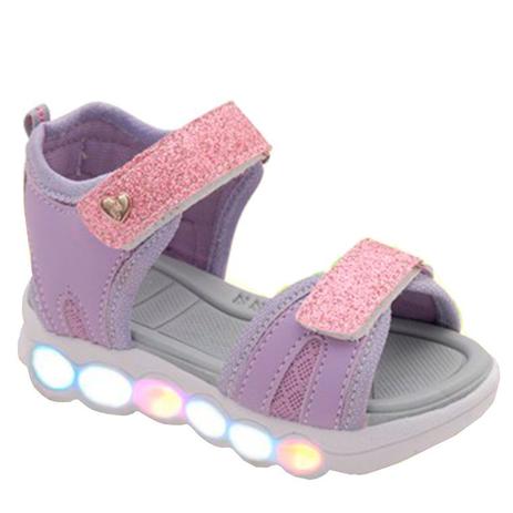 sandalia de led infantil feminina