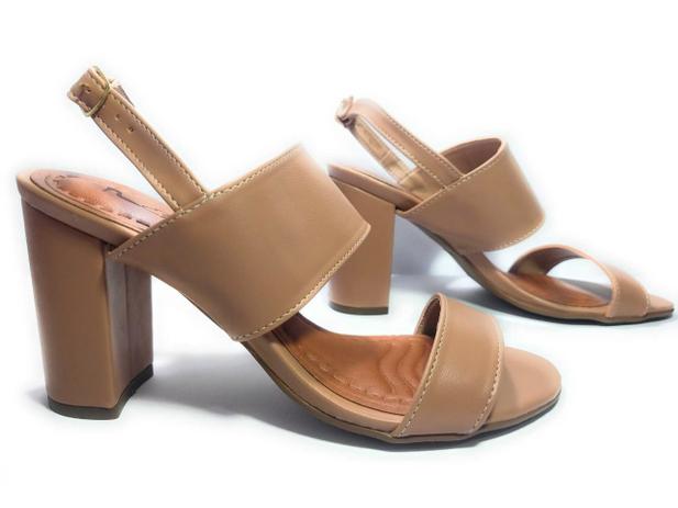 sandalia feminina nude