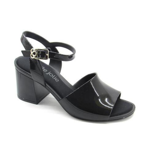 sandalia salto grosso petite jolie