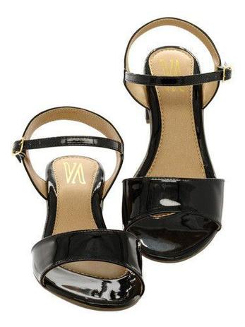 sandalia salto baixo confortavel