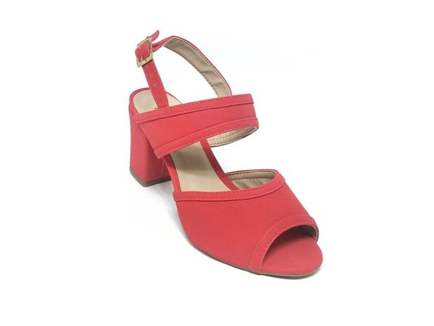 Sandália Feminina Salto Bloco Baixo Tira Regulável - Joaninha Shoes - Sandália  Feminina - Magazine Luiza