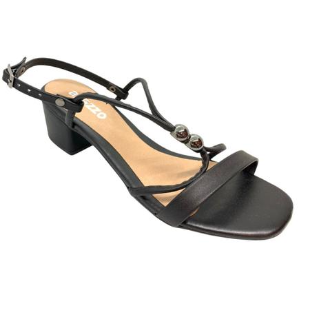 Sandália Feminina Salto Bloco c/ Esferas Ajustáveis Confort - Akazzo -  Sandália Feminina - Magazine Luiza