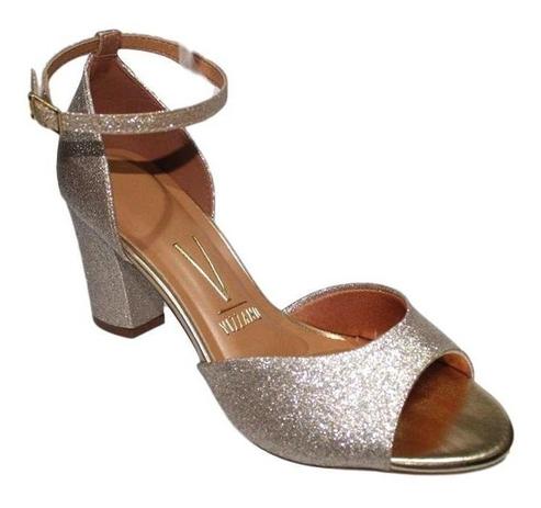 Sandália Feminina Salto Médio Grosso Festa Vizzano 6262.406 - Sandália  Feminina - Magazine Luiza