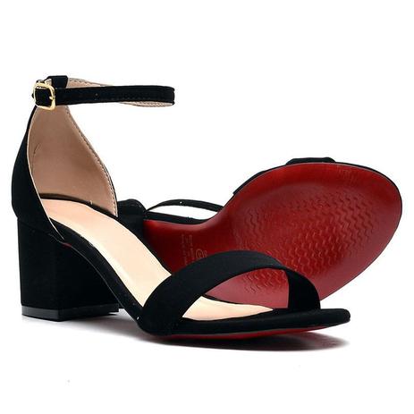 sandalia alta sem salto