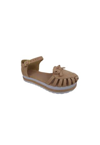 Sandália feminina tamanco flatform solado tratorado detalhes em corda nude - Sacolão dos calçados Menor preço em Sandália feminina tamanco flatform solado tratorado detalhes em corda nude - Sacolão dos calçados