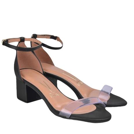 sandalia transparente vizzano