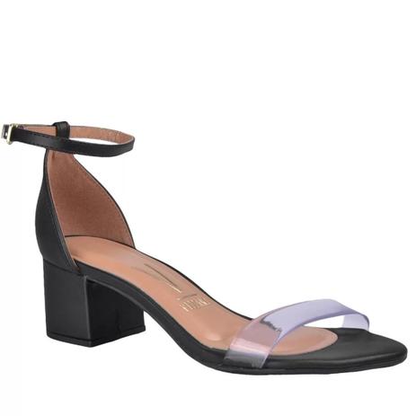 sandalia transparente vizzano