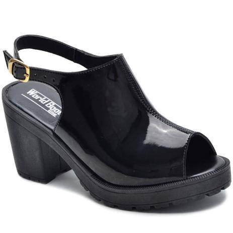 sandal boot salto medio