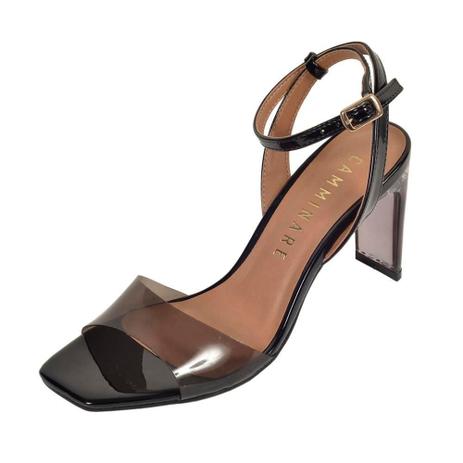 sandalia vinil salto baixo