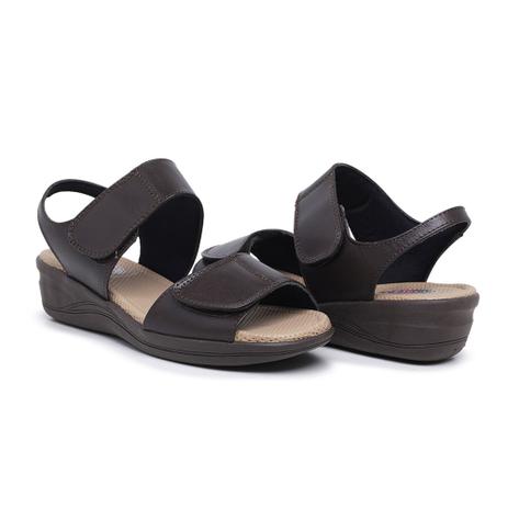 Sandalia Feminino Anabela Ortopédico Couro Numeracao Especial - Pisada  forte calcados/pizaflx - Sandália Feminina - Magazine Luiza