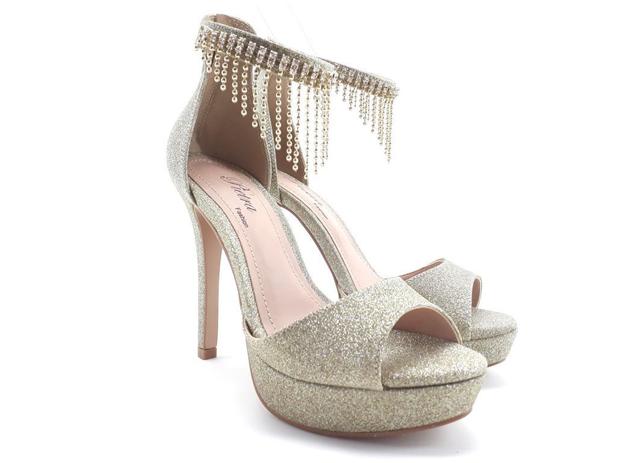 Rimocy de luxo cadeia de esferas de verão as mulheres sandálias de salto  alto sapatos de