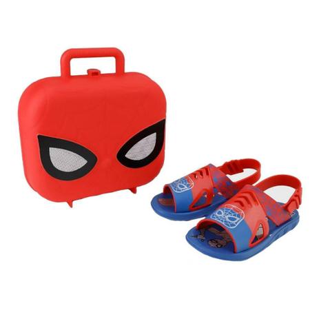 Sandália Grendene Marvel Hero Com Maleta Dos Super Heroes - 22505 - Sandália  Infantil - Magazine Luiza